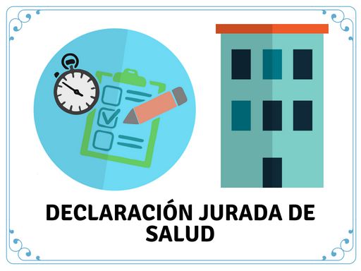 Declaracion Jurada de Salud landscape normal